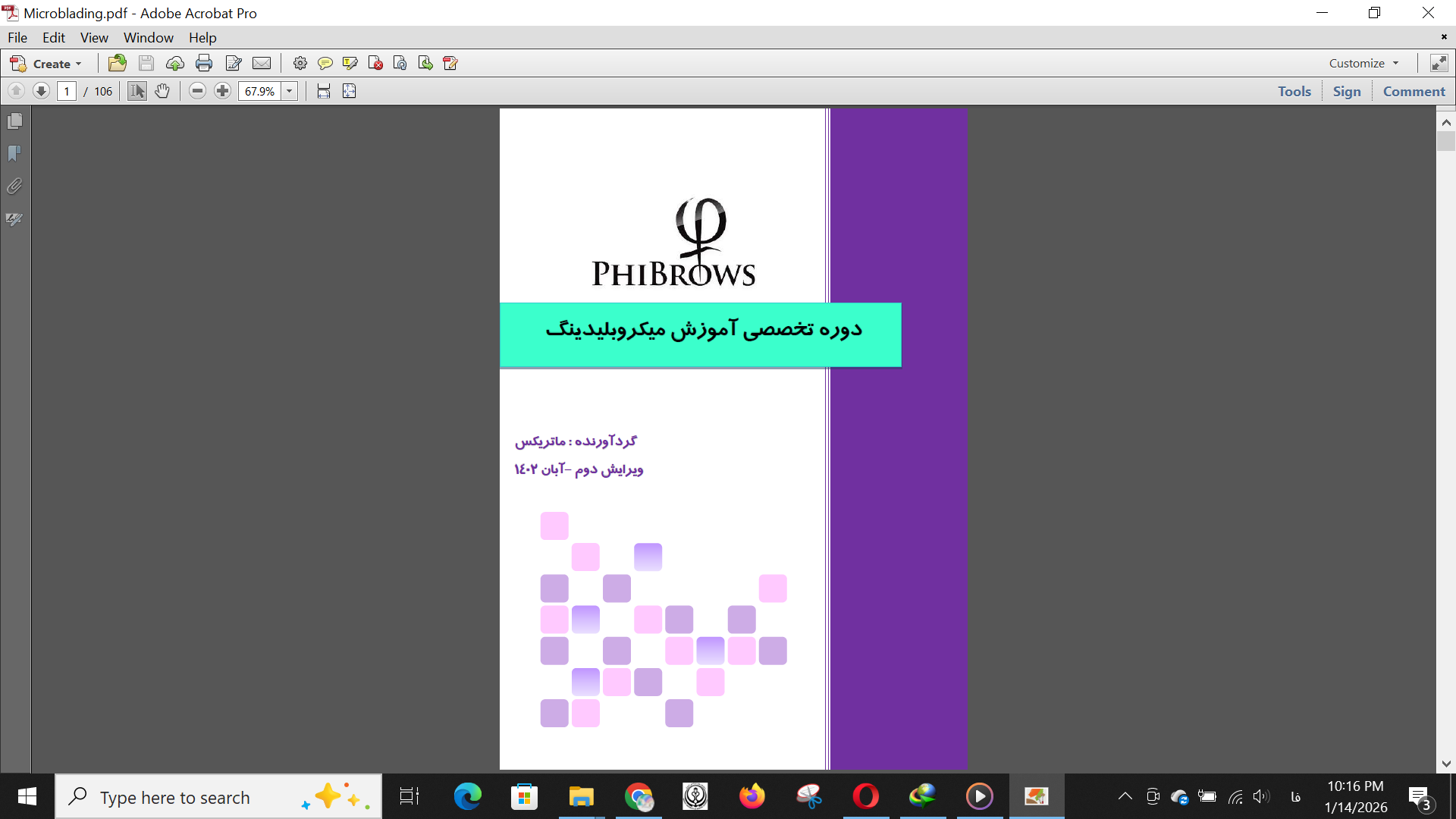 جزوه آموزش میکروبلیدینگ