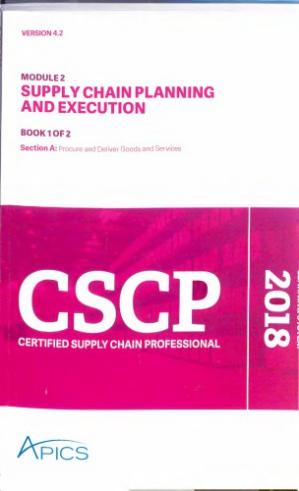 APICS CSCP Certified Supply Chain Professional Module 2 Part 1 Supply Chain Planning And Execution-کتاب انگلیسی