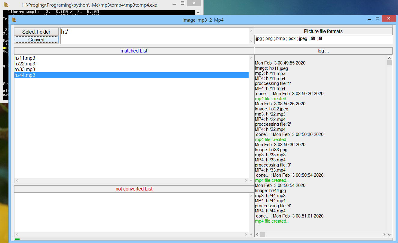 تبدیل mp3 به mp4