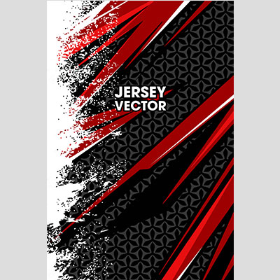 طرح لباس ورزشی قرمز و مشکی