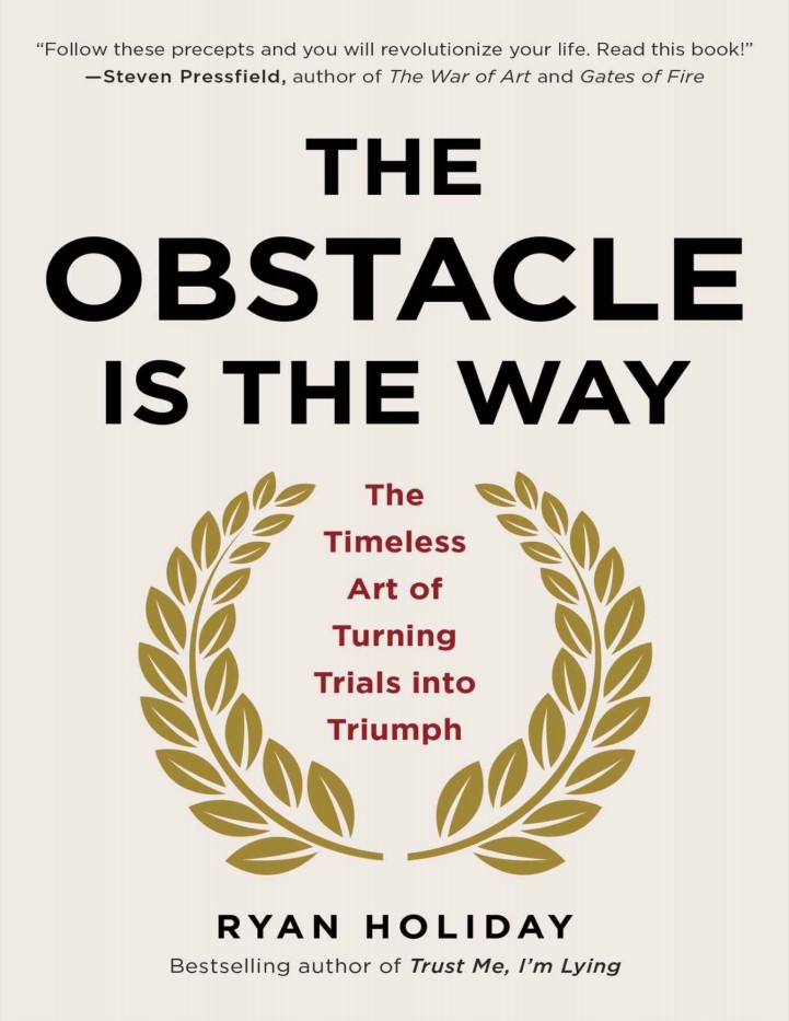 کتاب مانع مسیر است[اورجینال(انگلیسی)]:The obstacle is the way