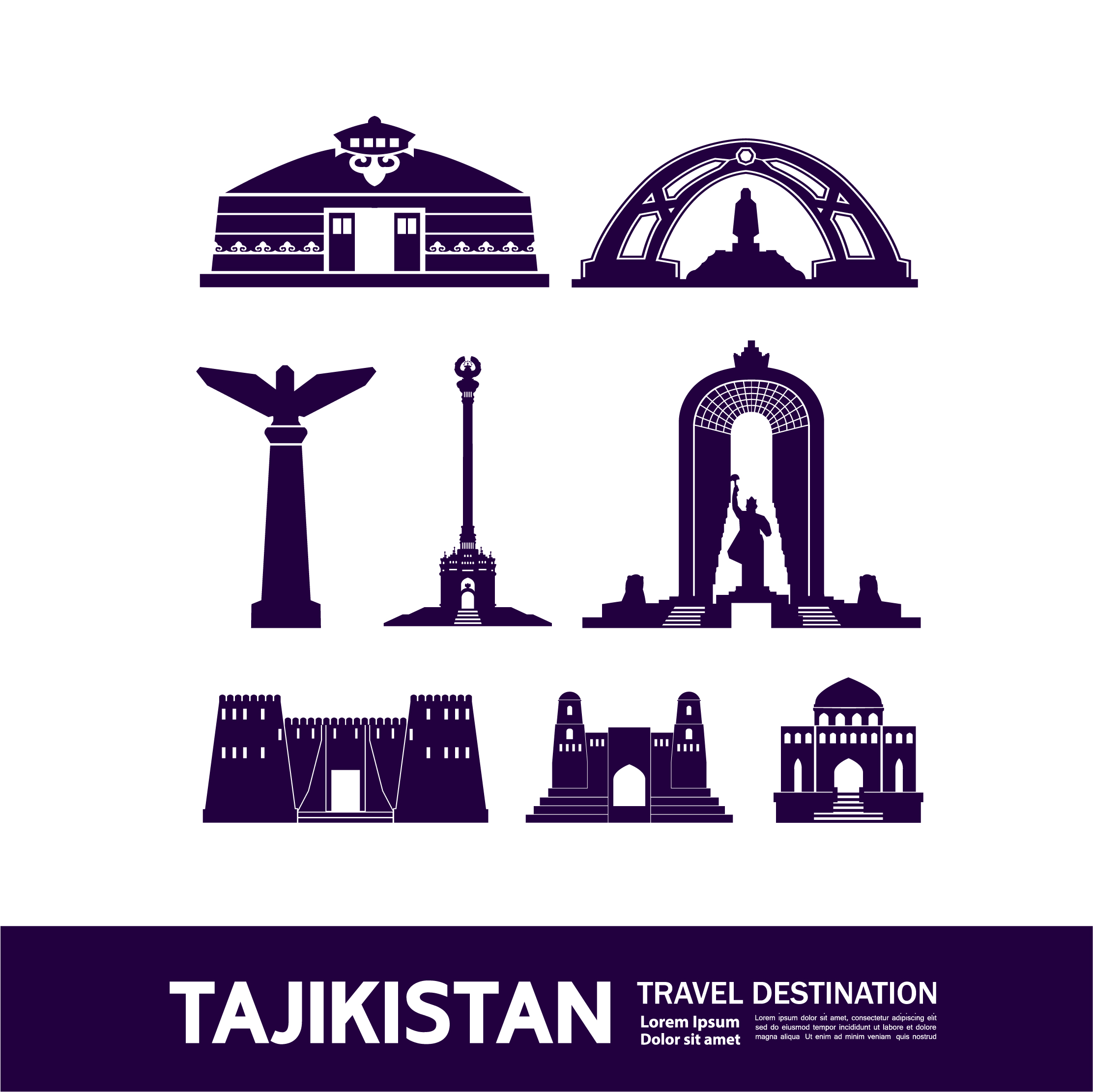 لوگو مسافرت به تاجیکستان