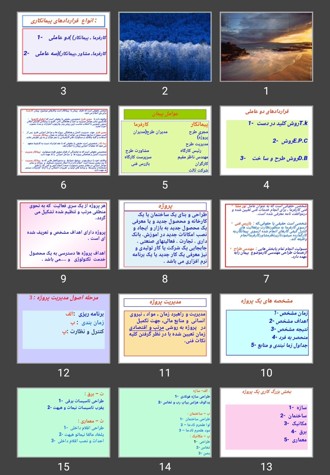 پاورپوینت حسابداری پیمانکاری