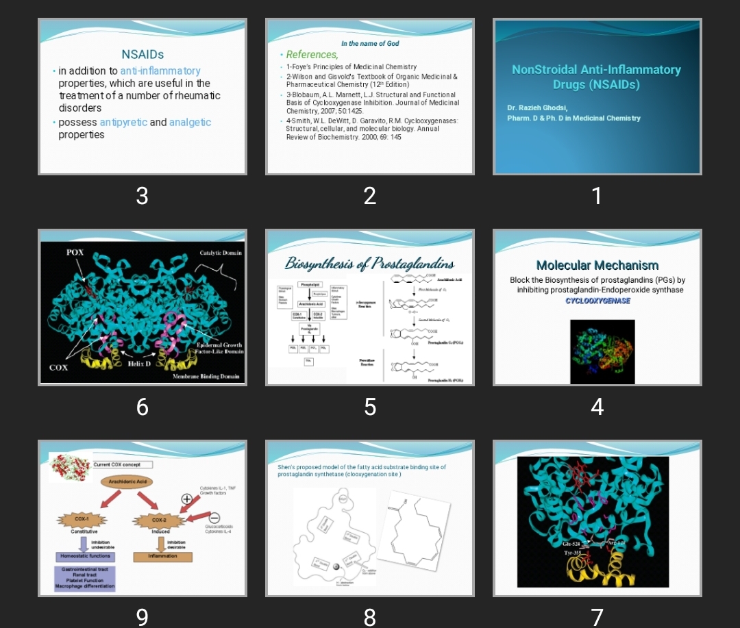 پاورپوینت NonStroidal Anti-Inflammatory Drugs (NSAIDs)