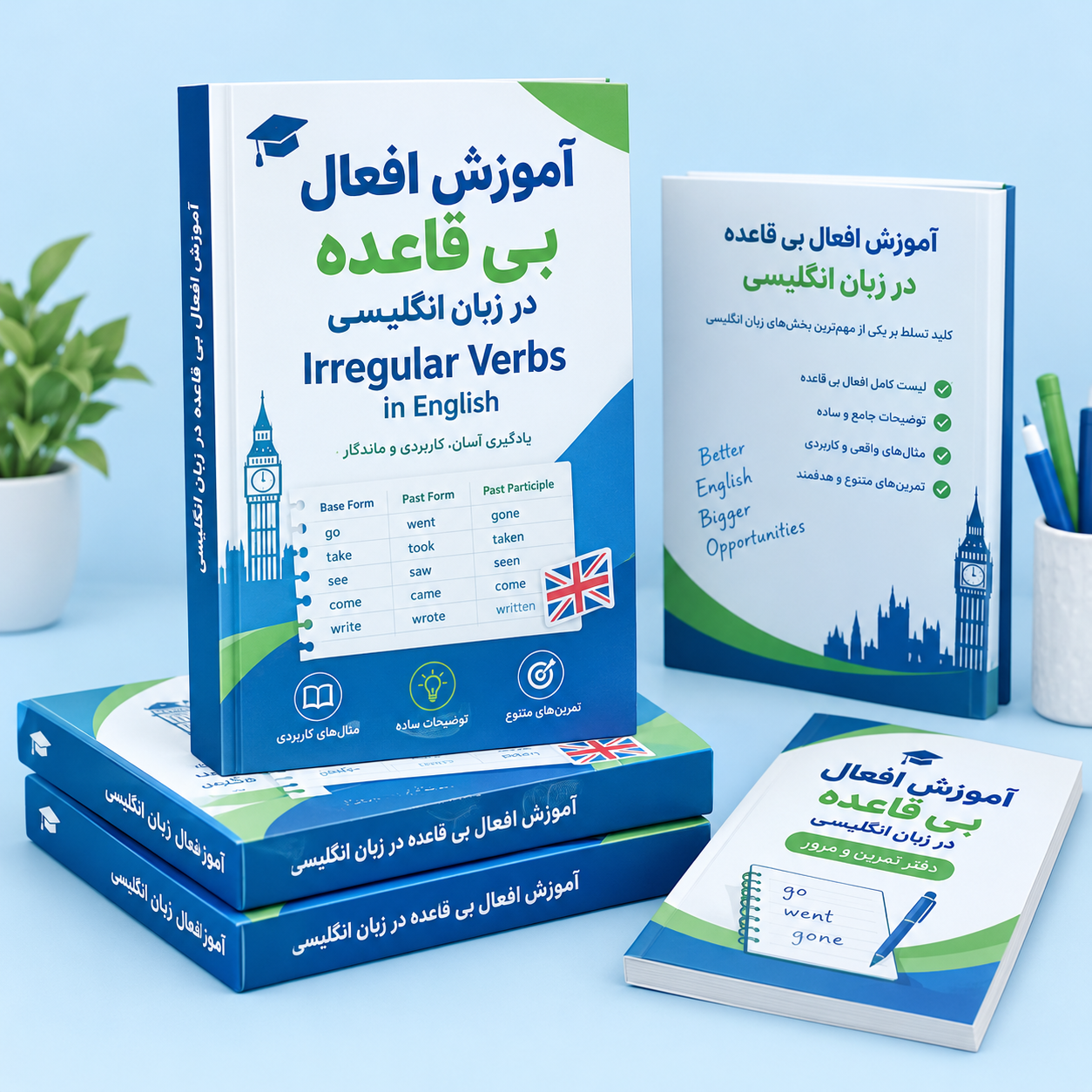 کاملترین لیست افعال بی قاعده در زبان انگلیسی Irregular Verbs