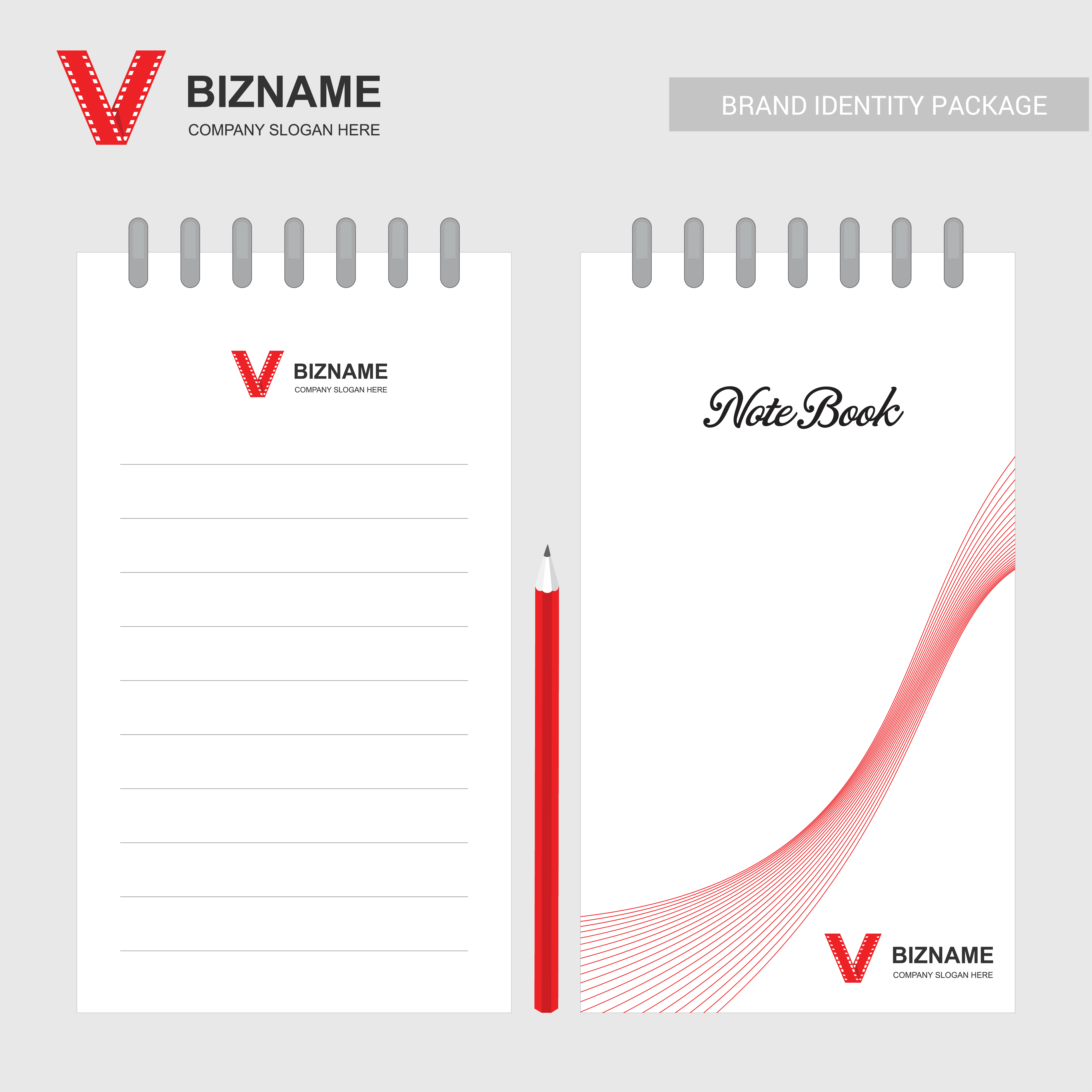 طرح دفترچه یاداشت لوکس