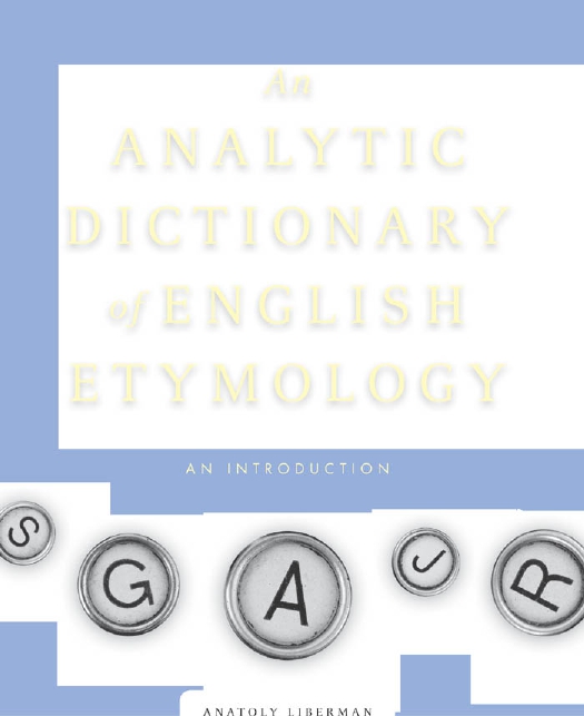 An Analytic Dictionary of English Etymology