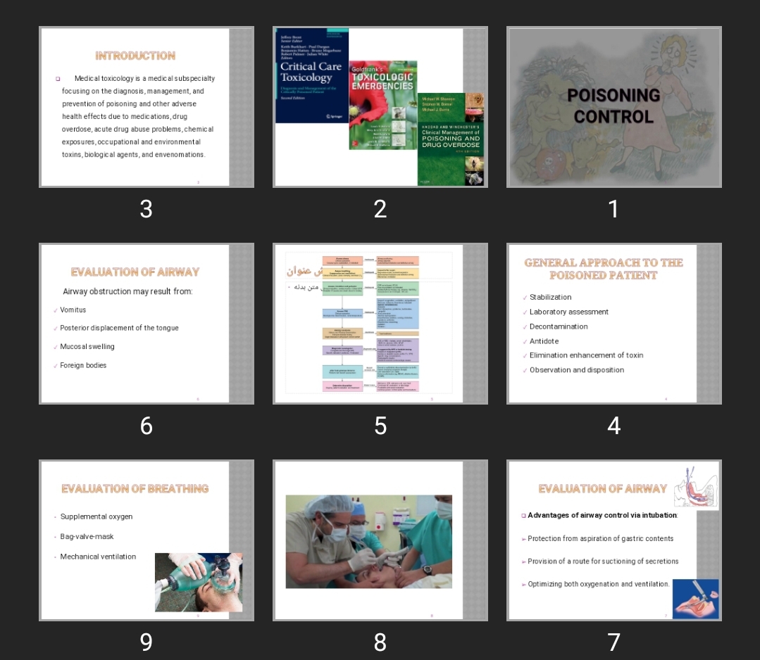 پاورپوینت Poisoning Control