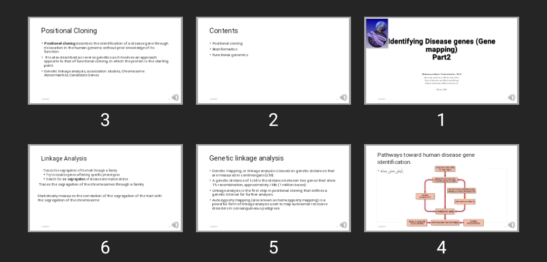 پاورپوینت Identifying Disease genes (Gene mapping) Part2
