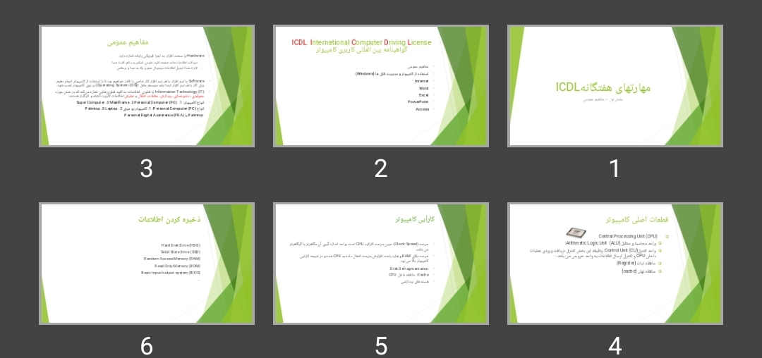 پاورپوینت مقدمات مهارت های هفتگانه ICDL