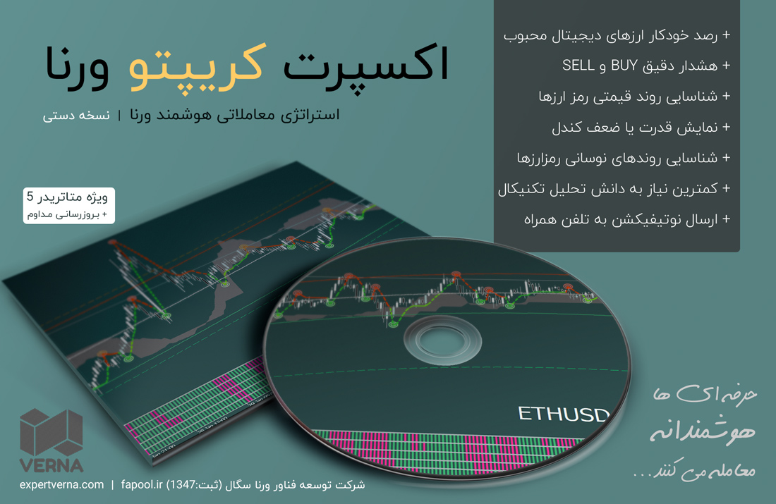 اکسپرت کریپتو ورنا | استراتژی معاملاتی ارزهای دیجیتال