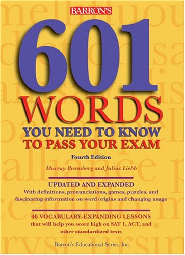   کتاب 601 واژه ای که باید بدانید 601Words You Need to Know