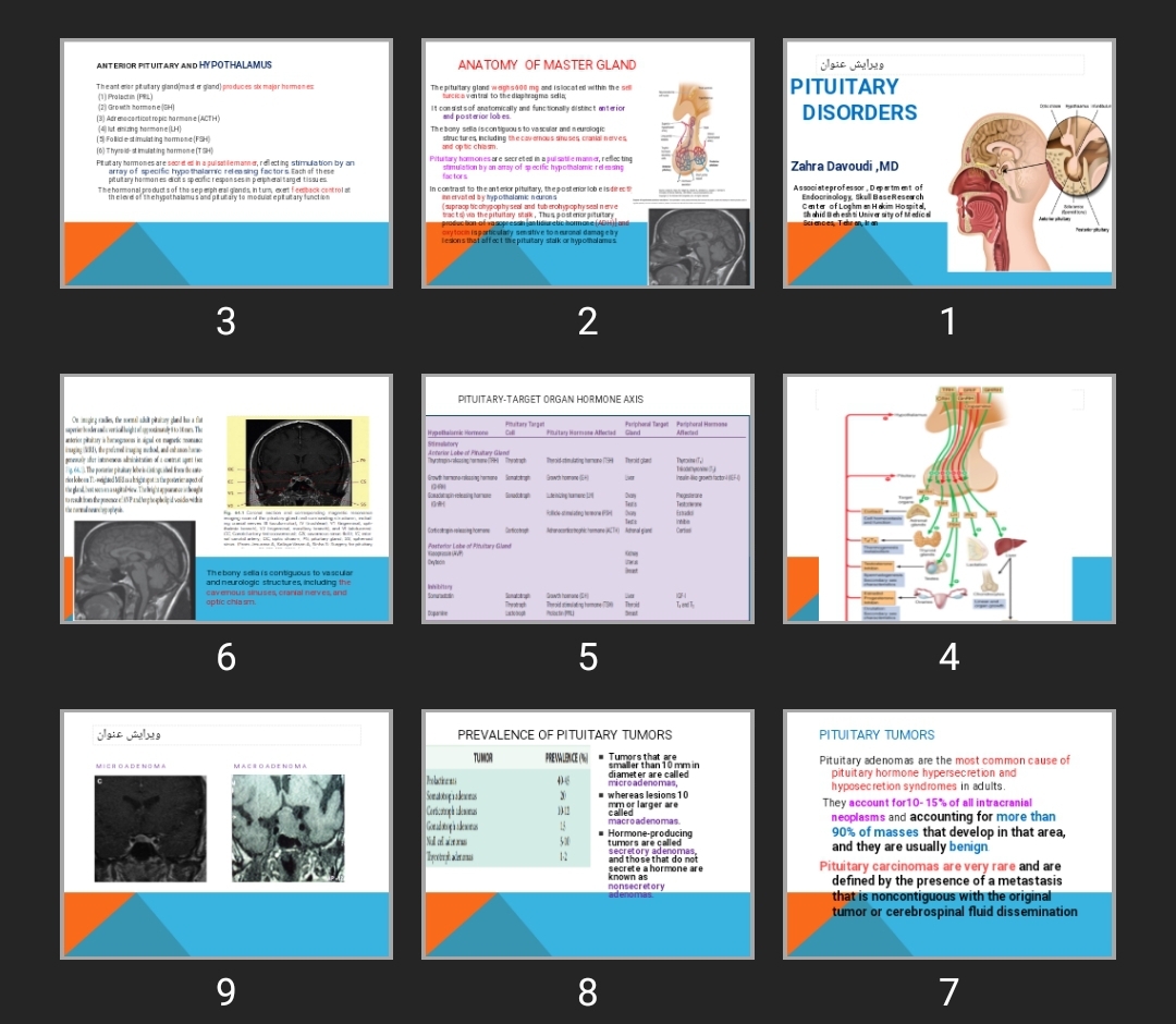 پاورپوینت PITUITARY DISORDERS