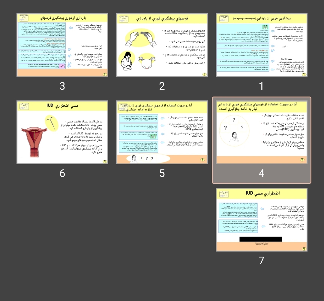پاورپوینت پيشگيری فوری از بارداری