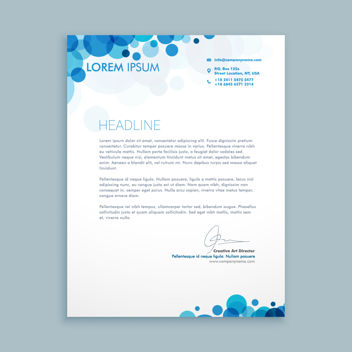 سربرگ مدرن شرکتی