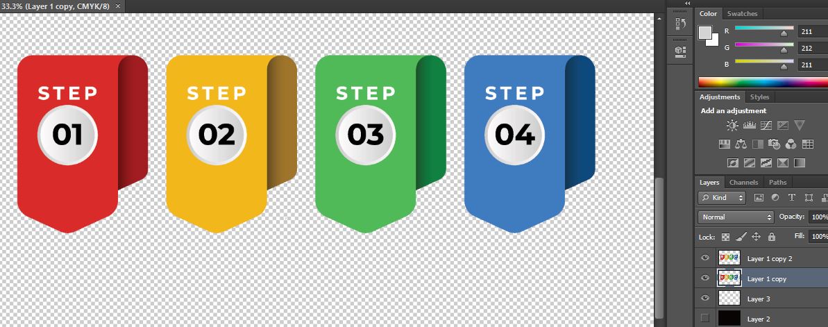 طرح لایه باز وکتور بنر بخش بندی  تبلیغاتی