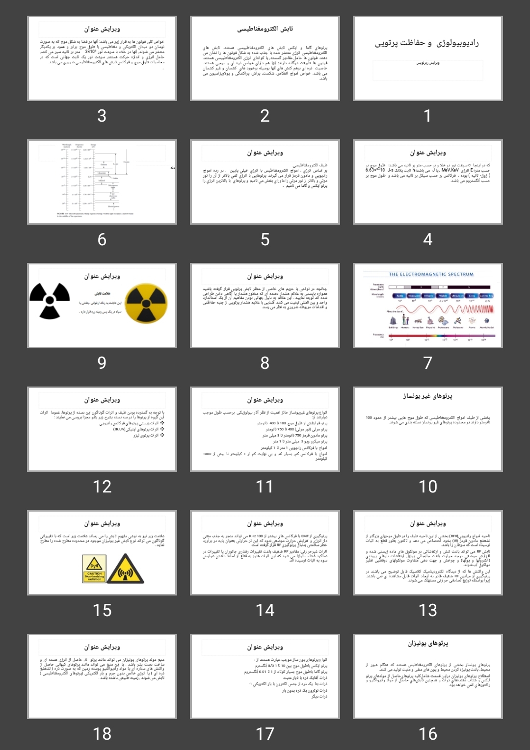 پاورپوینت حفاظت پرتویی