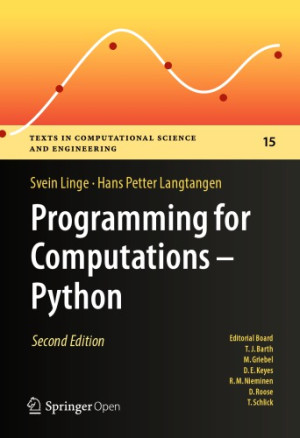 Programming For Computations - Python: A Gentle Introduction To Numerical Simulations With Python 3.6-کتاب انگلیسی