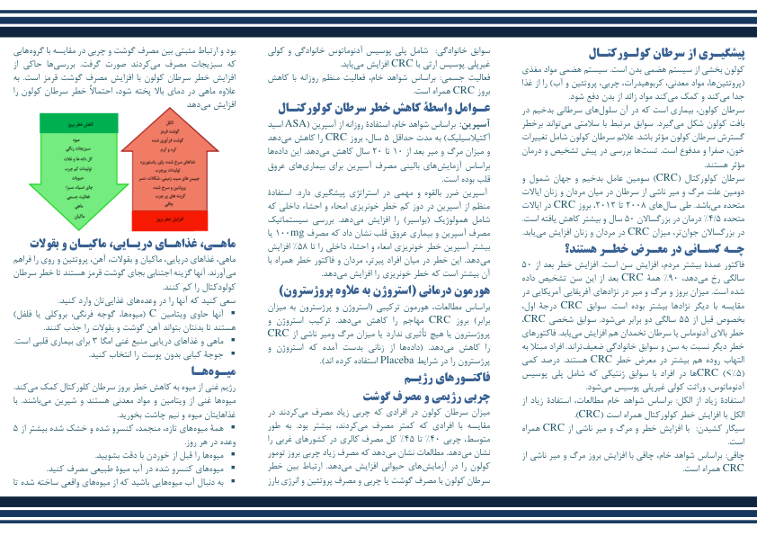 (نسخه کامل)✅           📝جزوه:  پیشگیری از سرطان کولورکتال              🏛 دانشگاه علوم پزشکی کرمانشاه