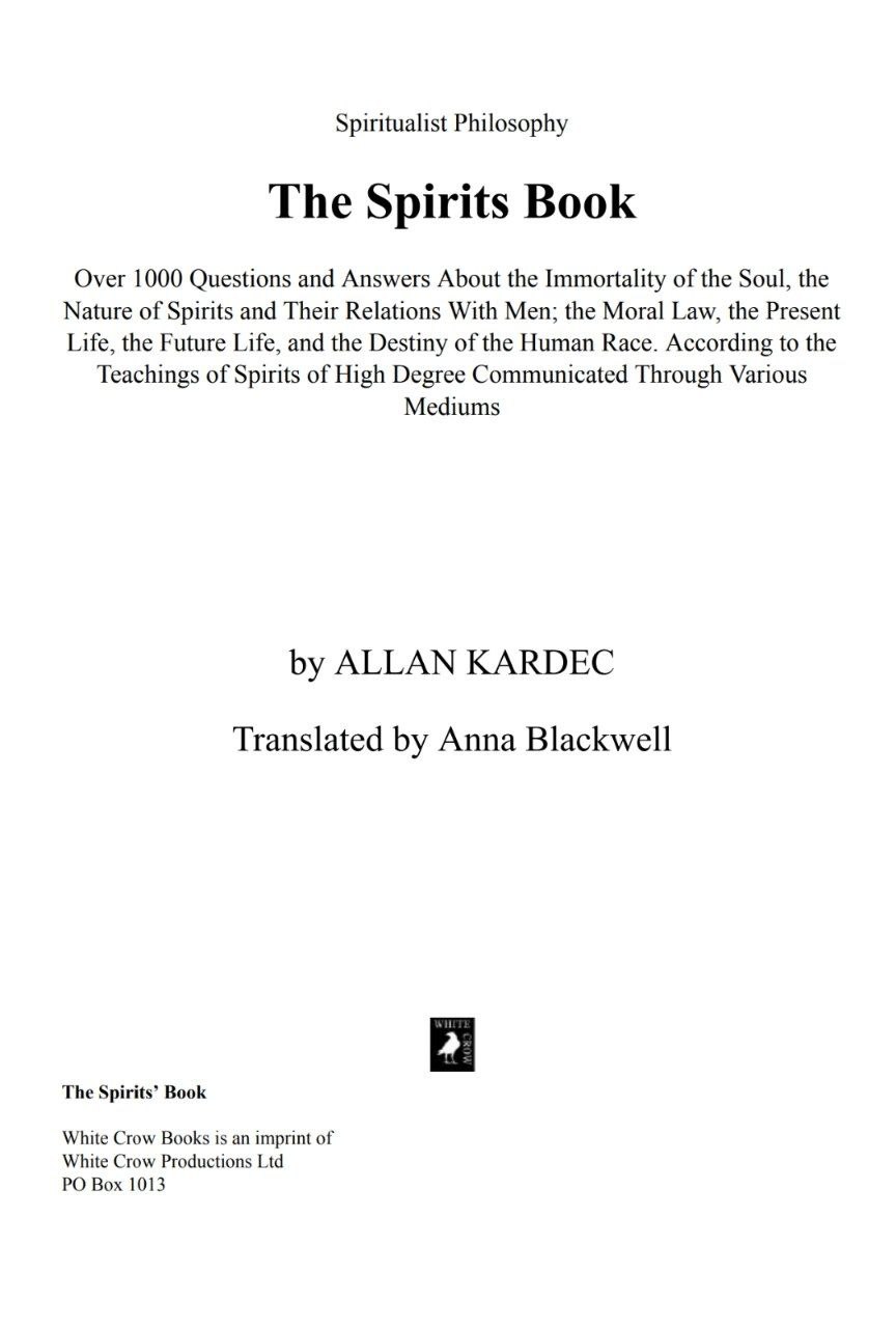 دانلود pdf کتاب ارواح The SPIRITS BOOK انگلیسی