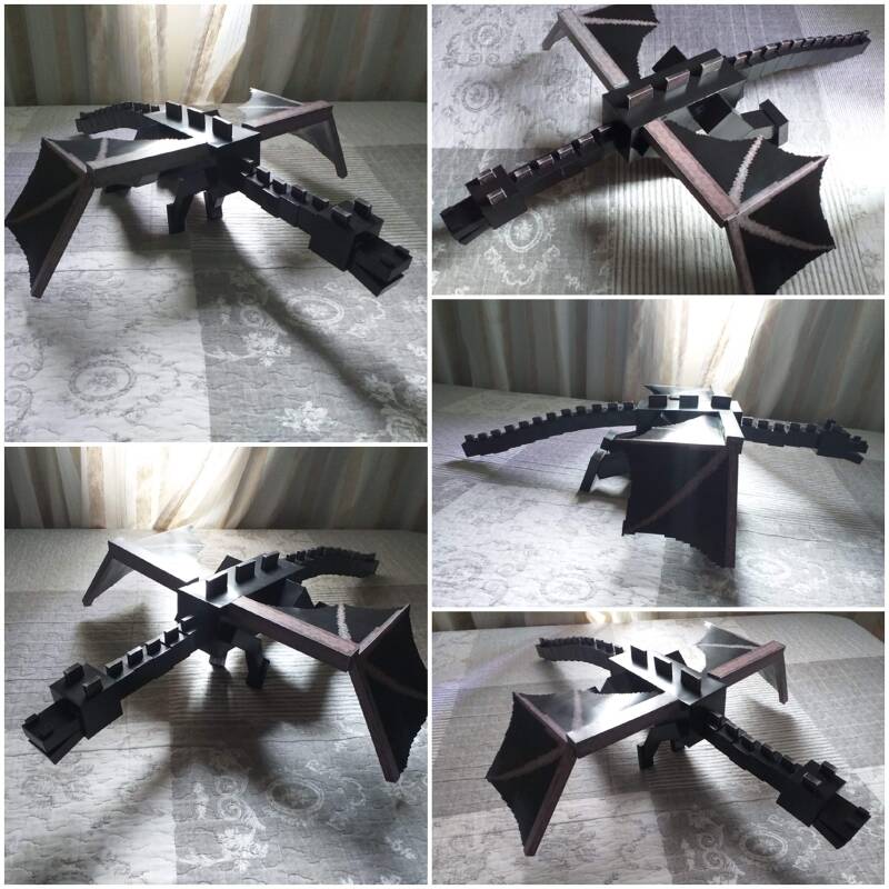 الگو ماکت اژدهای ندر ماینکرافت