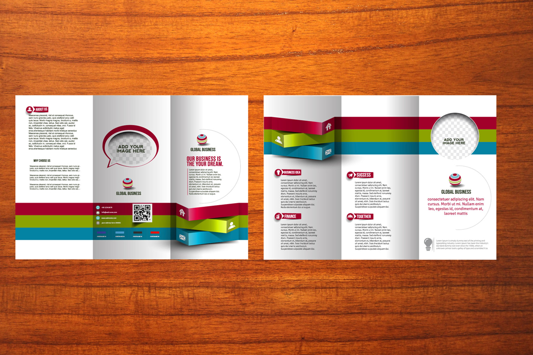 طرح لایه باز بروشور تبلیغاتی برای تمام مشاغل و خدمات شماره 14