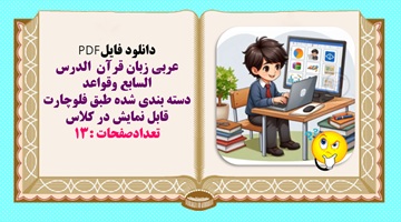 عربی زبان قرآن الدرس السابع وقواعد