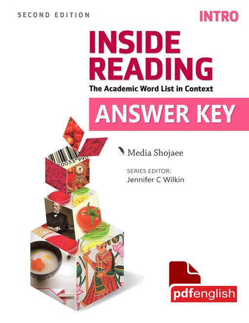 دانلود پاسخ تمرینهای کتاب Inside Reading Intro 1,2,3,4