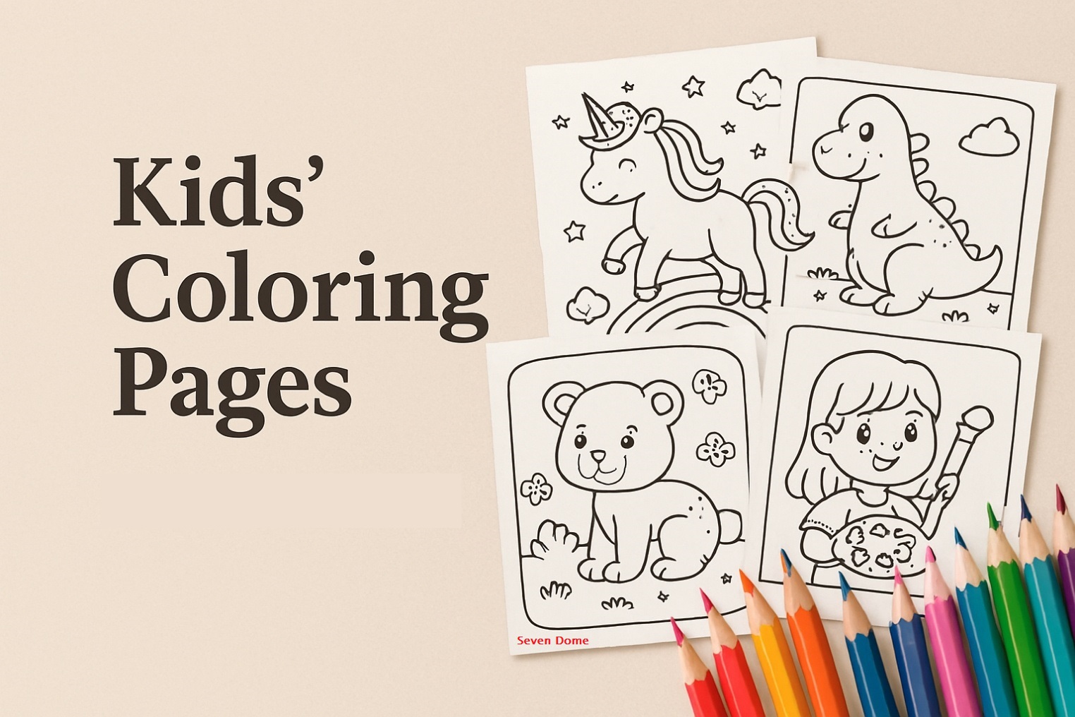 پکیج طرح های رنگ آمیزی کودکانه