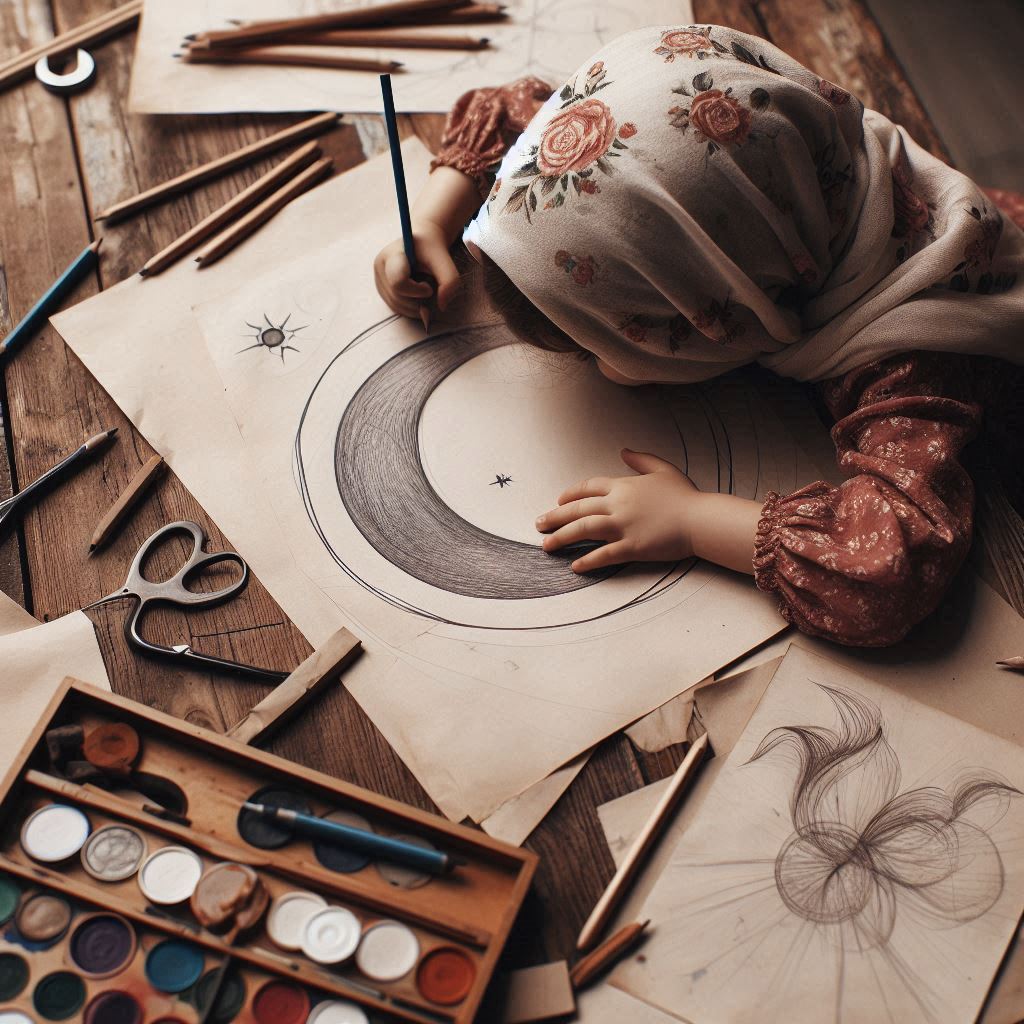 ماه شب هشتم 🌙