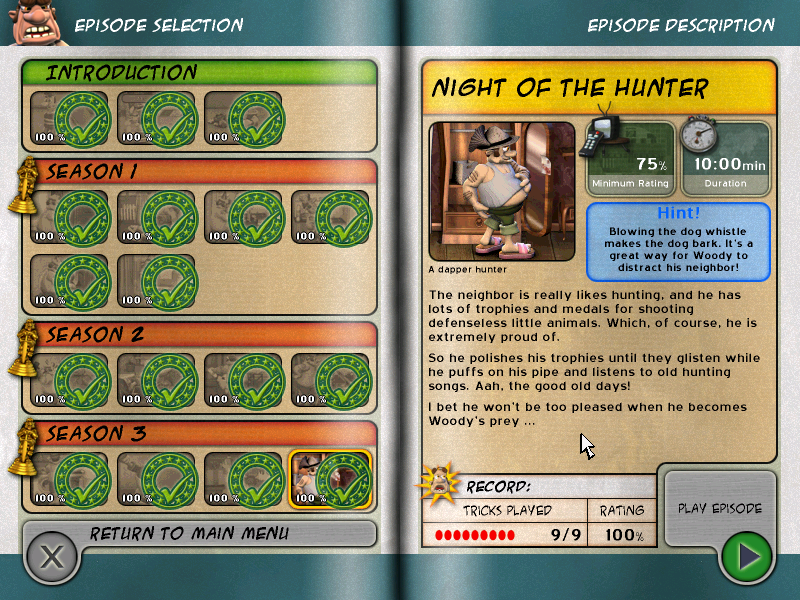 فایل سیو کامل شده بازی همسایه های جهنمی 1 - Neighbours From Hell 1