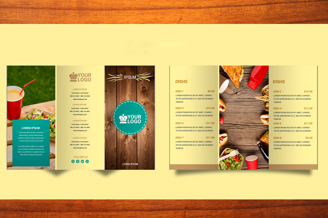 طرح لایه باز بروشور تبلیغاتی برای تمام مشاغل و خدمات شماره 17