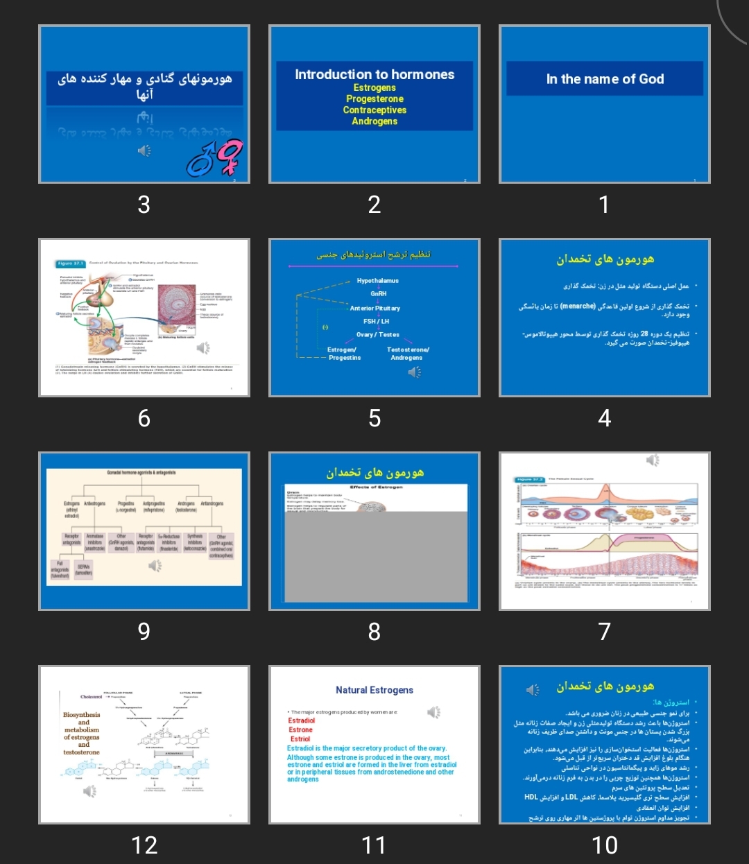 پاورپوینت هورمون های جنسی