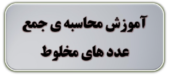 اقدام پژوهی آموزش محاسبه جمع عددهای مخلوط pdf
