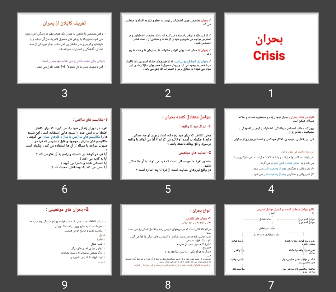 پاورپوینت بحران Crisis