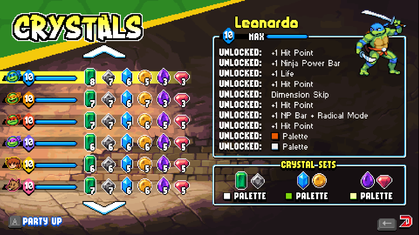 فایل سیو کامل شده بازی لاکپشت های نینجا انتقام شردر - TMNT Shredder Revenge