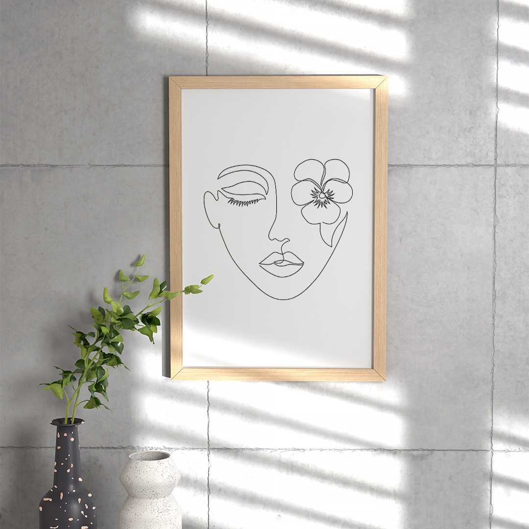 طرح تابلو مینیمال Art_V012