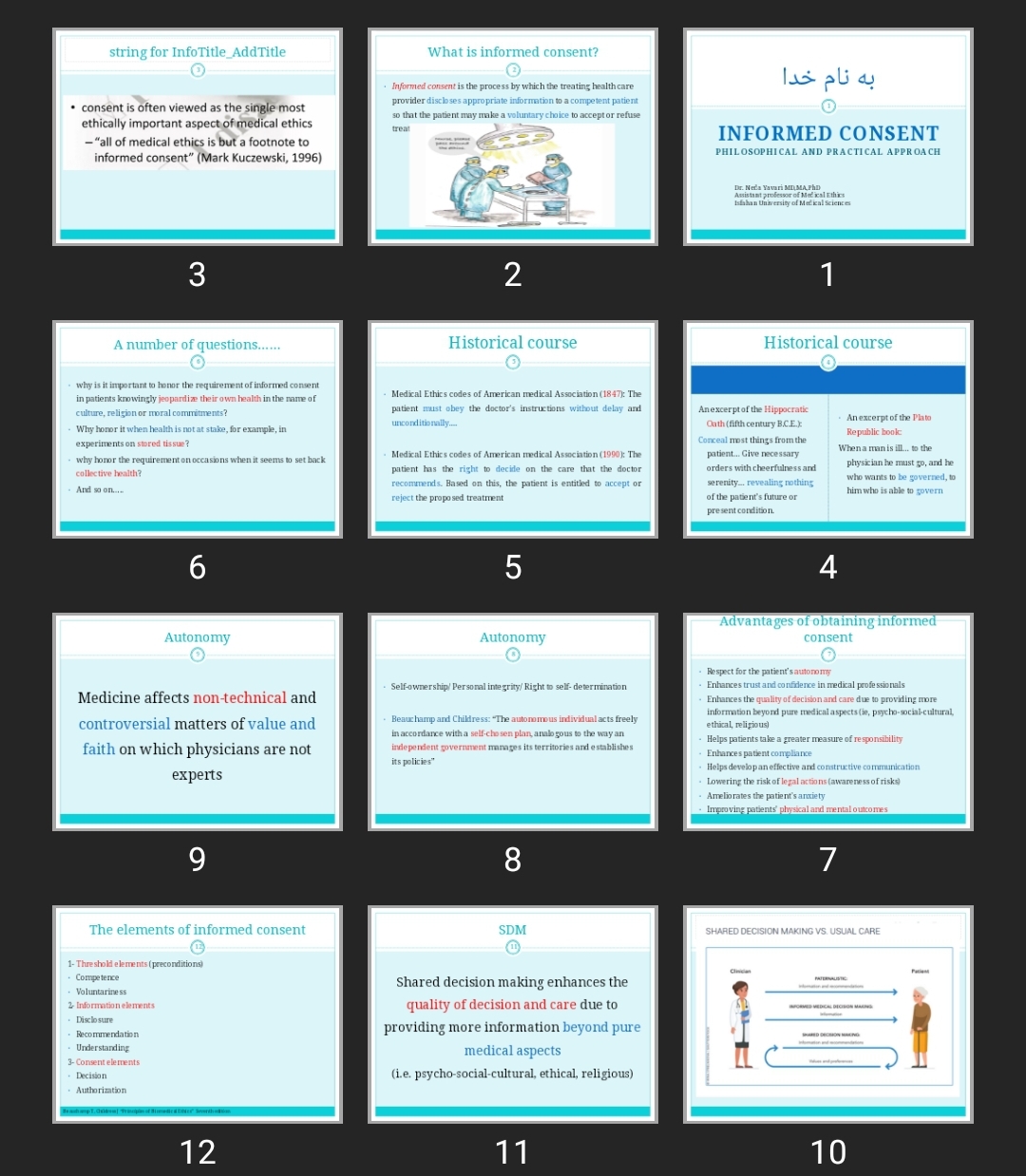 پاورپوینت Informed Consent