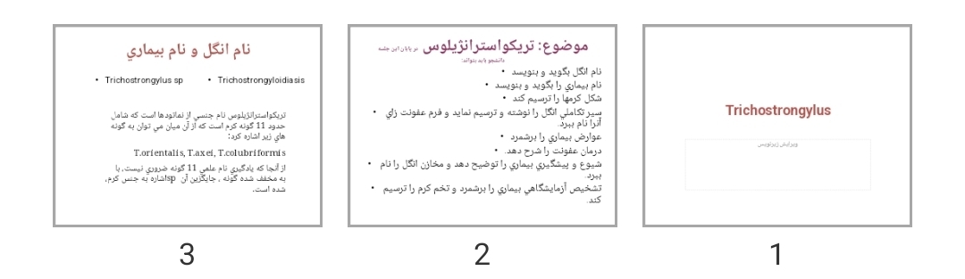 پاورپوینت تريكواسترانژيلوس