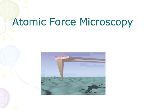 میکروسکوپ نیروی اتمی، Atomic Force Microscopy
