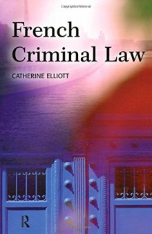 French Criminal Law-کتاب انگلیسی