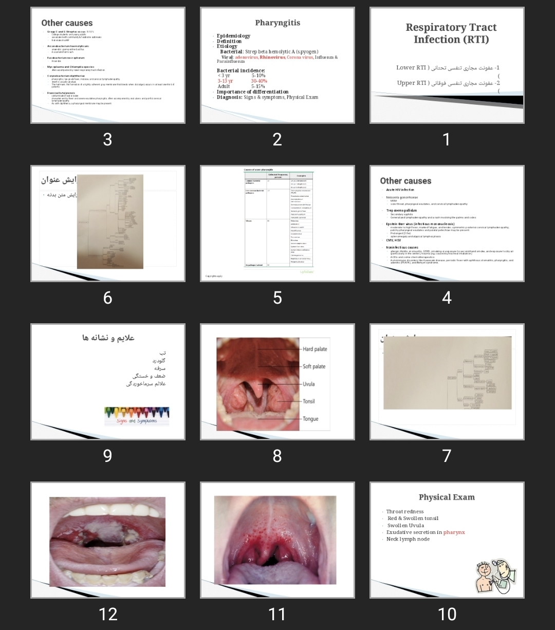 پاورپوینت Respiratory Tract Infection (RTI)