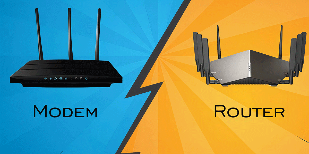 پاورپوینت با موضوع تفاوت کامل مودم با روتر