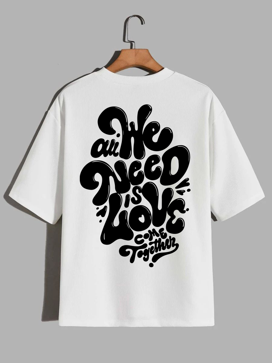 طرح وکتور و png لباس تیشرت و هودی طرح متن انگلیسی عاشقانه ش1