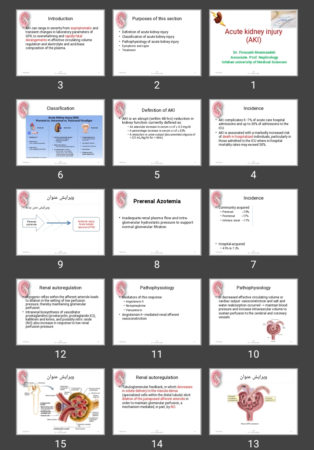 پاورپوینت Acute kidney injury (AKI)