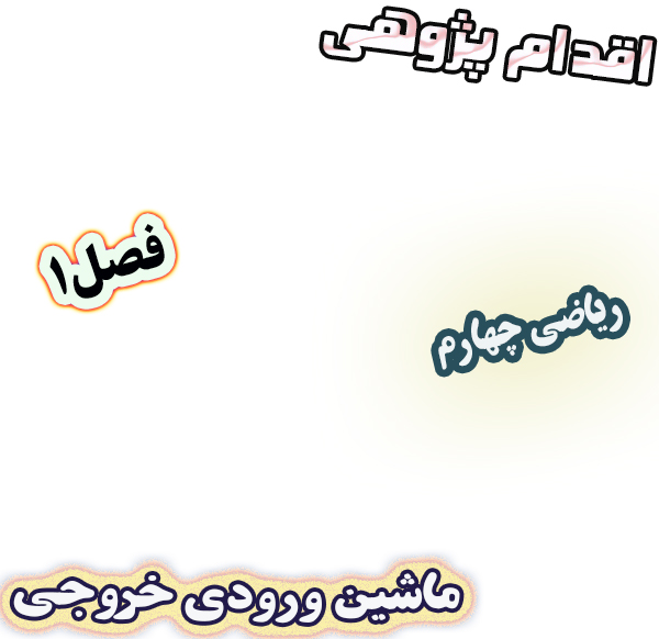 اقدام پژوهی راهکارهای بهبود یادگیری مفهوم ماشین ورودی و خروجی، ریاضی چهارم