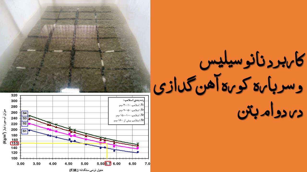 کاربرد نانو سیلیس و سرباره کوره آهن‌گدازی در دوام بتن