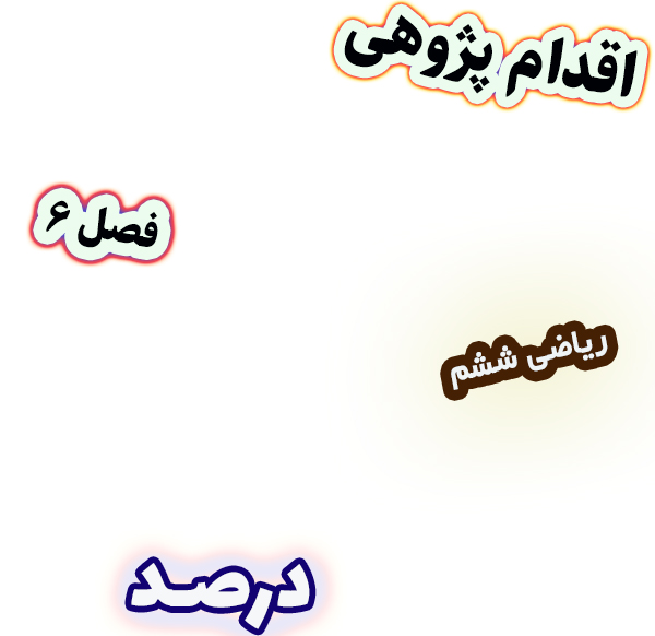 اقدام پژوهی کاهش بدفهمی دانش‌آموزان در تبدیل کسر به درصد، ریاضی ششم