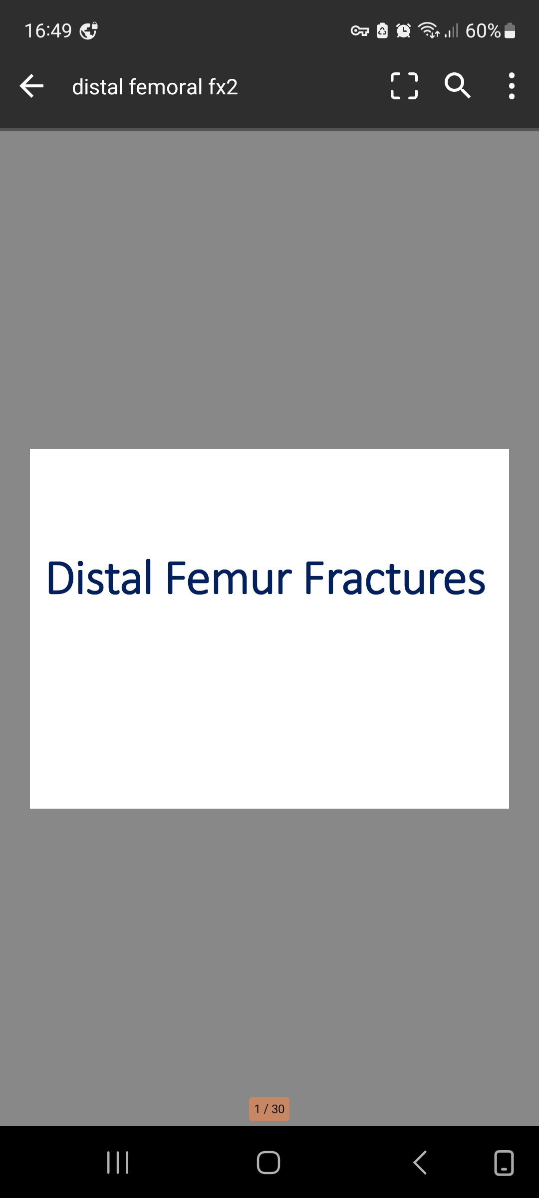 پاور پوینت شکستگی دیستال فمور