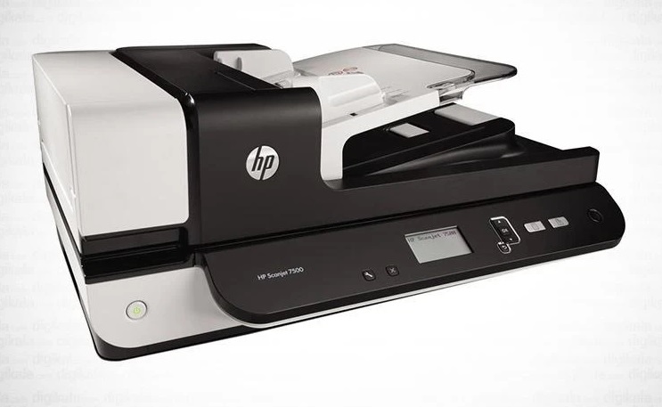 برنامه درایور اسکنر اچ پی مدل Scanjet Enterprise 7500